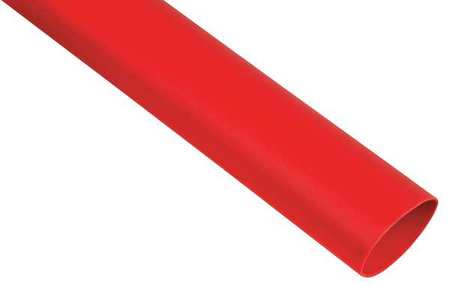 3M Shrink Tubing, 0.8in ID, Black, 4ft, PK20 HDT-0800-48A-RED