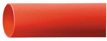 3M Shrink Tubing, 0.5in ID, Red, 6in, PK10 EPS300-1/2-6"-RED-10-10 PC PKS