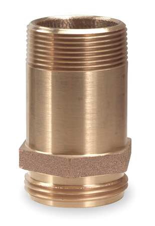 AIGNEP USA RackNipple, FireHose, Brass, 2-1/2in 5358-2521