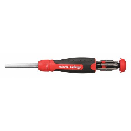 Megapro Phillips, Robertson Square Recess, Slotted, Torx(R) Bit 8 1/2 in, Drive Size: 1/4 in 211R2C36RD-B