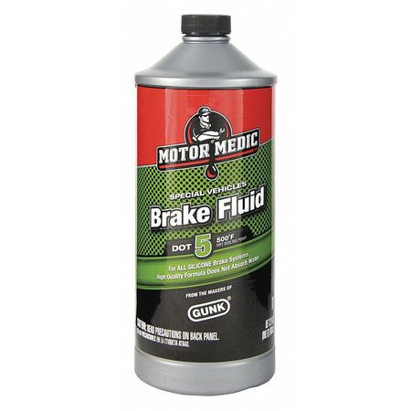 Motor Medic 1 qt. DOT 5 Silicone Brake Fluid - Plastic Bottle M4032/6