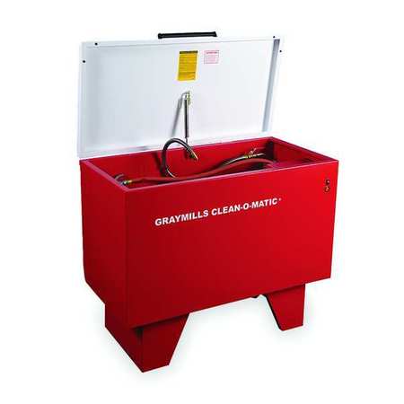 Graymills Parts Washer, Solvent, 42 Gal, Cap 500 Lb COM504-A
