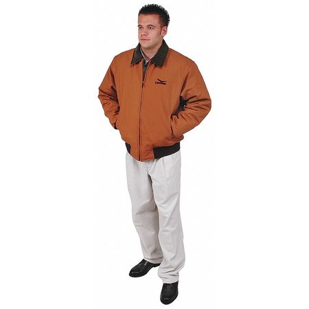 CONDOR Men's Brown Cotton Duck Jacket size L 4KXF7