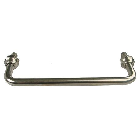 MONROE PMP Pull Handle, Polished, 5 In. H, Polished, Threaded Studs PH-0189