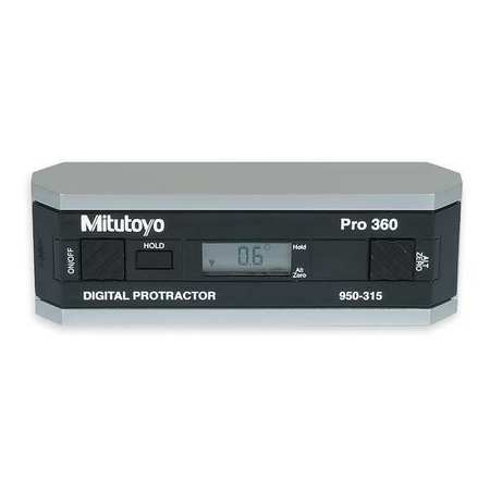 MITUTOYO Digital Protractor, 6in 950-317