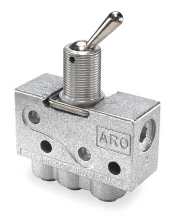 ARO Manual Air Control Valve, 3-Way, 5/32 in 223-2-C