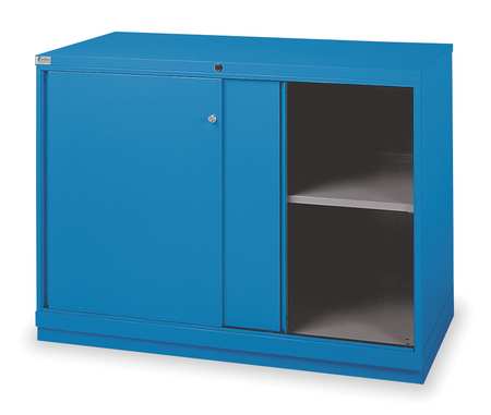 LISTA Steel Sliding Door Base Shelf Cabinet, 56.34 in W, 41 3/4 in H XSDWSD0900/BB