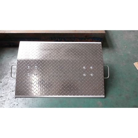 Zoro Select Dock Plate, 4100 lb., 36 x 60 In. 4LGW1