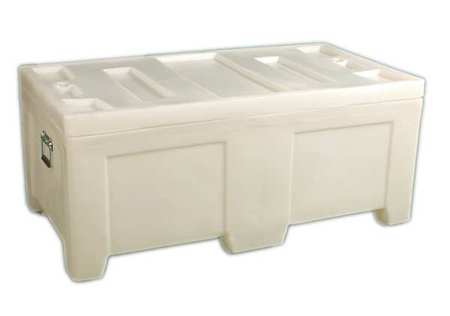 MYTON INDUSTRIES White Bulk Container, Plastic, 16.5 cu ft Volume Capacity 4LMC1