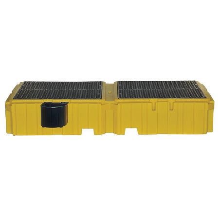 ULTRATECH Twin IBC Containment Unit, 535 gal Spill Capacity, 8000 lb., Polyethylene 1142
