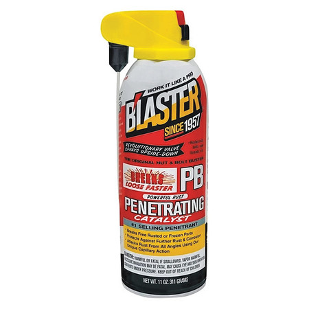 Blaster Penetrating Lubricant, PB Blaster, Aerosol Can 11 oz, 20° to 120°F, Petroleum Distillates 16-PB-DS