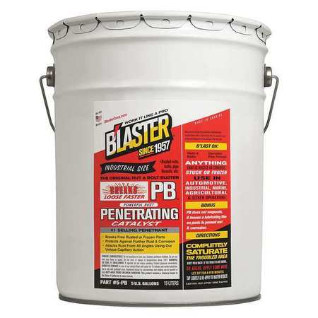 Blaster 5 gal Penetrating Lubricant Bucket Clear 5-PB