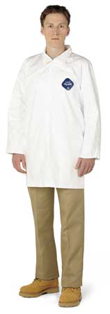 Dupont Disp. Lab Coat, L, Tyvek 400, White, PK30 TY210SWHLG003000