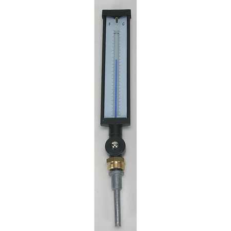 Zoro Select Industrial Thermometer, 0 to 160 F 4LZN8