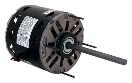 CENTURY Motor, PSC, 1/2 HP, 1075,208-230V, 48Y, OAO FD1056