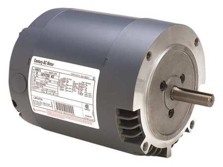 CENTURY Motor, Split Ph, 1/12 HP, 850,115V, 56CZ, ODP F395