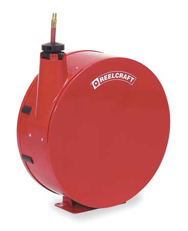 REELCRAFT Spring Return Hose Reel, 3/8 in Hose Dia., 70 ft Length, 300 psi 7670 ELP