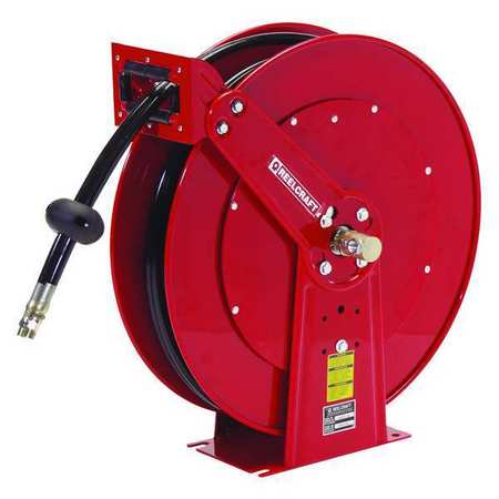 Reelcraft Spring Return Hose Reel, 1/2 in Hose Dia., 50 ft Length, 2,000 psi TH88050 OMP