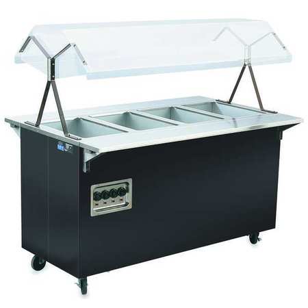 VOLLRATH Portable Hot Food Station, Solid Base 60"W x 24"D x 35"H 38710