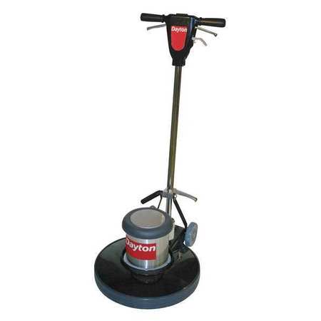 Dayton Floor Scrubber, Dual, 20 In, 1.5 HP, 185/330 4NEK1