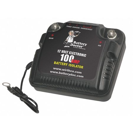 Battery Doctor Battery Isolator, Black, Steel 20092