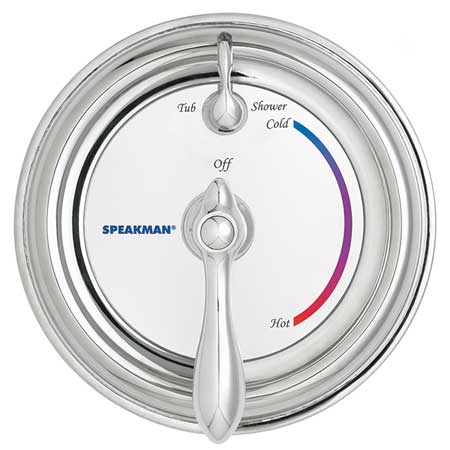 Speakman Wall, Shower Valve and Trim, Polished Chrome SM-3400