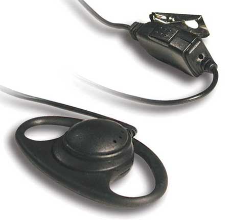 KENWOOD Headset, Earbud with In-Line PTT Mic KHS-27A