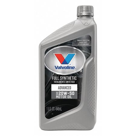 VALVOLINE Motor Oil, 20W-50, Full Synthetic, 32 Oz VV945