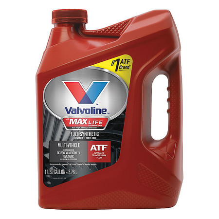 VALVOLINE Automatic Transmission Fluid, Bottle, 1 gal, ATF, Auto Transmissions, Synthetic, Red 773775