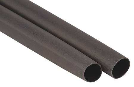 3M Shrink Tubing, 1.5in ID, Black, 9in, PK3 ITCSN-1500-9"-BLACK-12-3 PC PKS