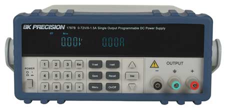 B&K Precision Programmable DC Power Supply, 0 to 72 VDC 1787B