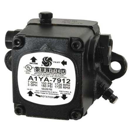 SUNTEC Oil Burner Pump, 1725 rpm, 3gph, 100-150psi PF205N2GU