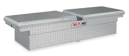 CRESCENT JOBOX Aluminum Mid Lid Aluminum Fullsize Crossover Truck Box PAC1596000