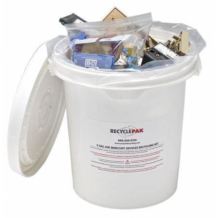 Recyclepak Veolia Mercury Device Recycle Kt, 14x10x11-1/2In SUPPLY-049