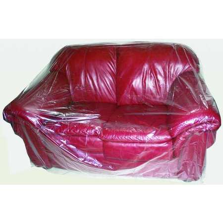 Zoro Select 100" x 50" Furniture Bags, 1 mil, Clear 4NZG2