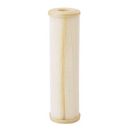 PENTAIR/PENTEK Pleated Filter Cartridge, 10 gpm, 1 Micron, 2-7/8" O.D., 9 3/4 in H 255481-75