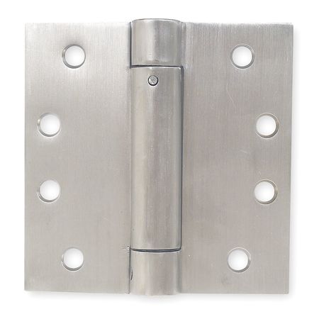 ZORO SELECT 2 in W x 4 in H Stainless steel Spring Hinge 4PA80