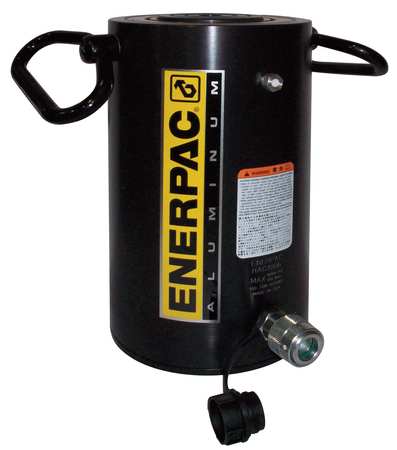 ENERPAC RAC1006, 110.9 ton Capacity, 5.91 in Stroke, Aluminum Hydraulic Cylinder RAC1006