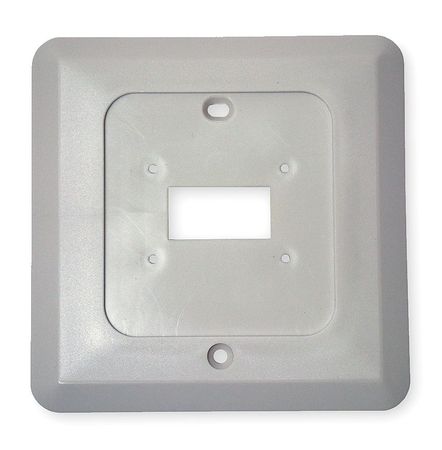 DAYTON Wall Mounting Plate, Wall Plate, Shadow White, - 4PU52