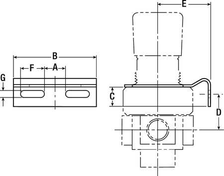 Wilkerson L Mounting Bracket, With Panel Nut GPA-96-313