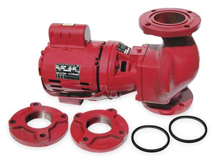 Bell & Gossett Hydronic Circulating Pump, 1/4 hp, 115V, 1 Phase, Flange Connection 102218