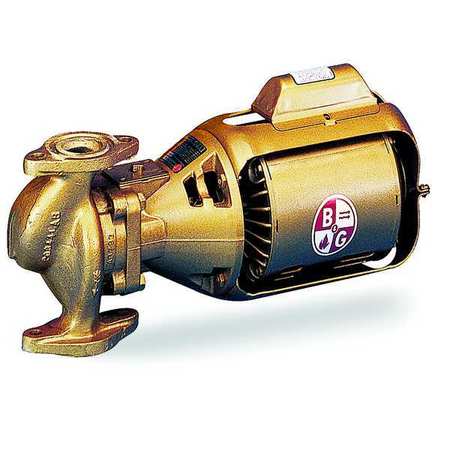 Bell & Gossett Hydronic Circulating Pump, 1/12 hp, 115V, 1 Phase, Flange Connection 106197LF