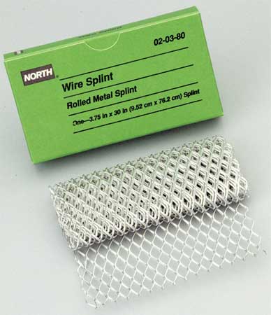 HONEYWELL Wire Splint, Metal, Gray 020380