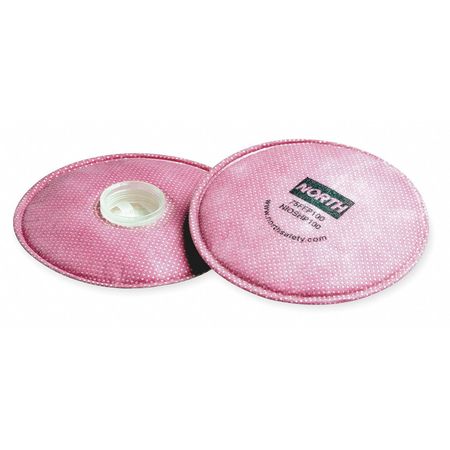 Honeywell North Filter, P100, Magenta, 2 PK, NIOSH 75FFP100