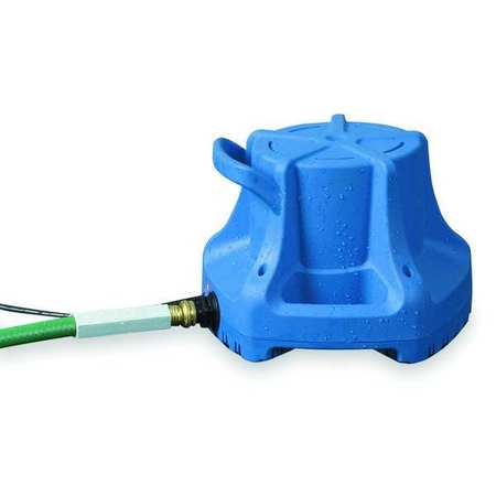 Little Giant Pump Pool Cover Pump, 1/3 hp, 115V AC, 22 ft Max Head, 1 in Intake and Discharge Size 577301