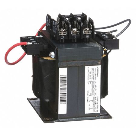 Square D Control Transformer, 750 VA, Not Rated, 115°C, 120V AC, 240/480V AC 9070TF750D1