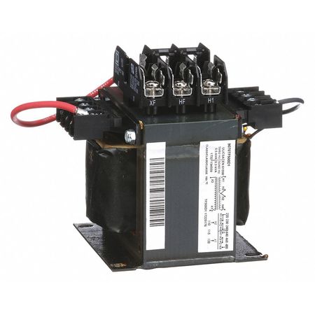 Square D Control Transformer, 500 VA, Not Rated, 115 °C, 120V AC, 240/480V AC 9070TF500D1