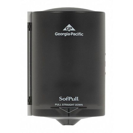 GEORGIA-PACIFIC SofPull® 10-7/8"H x 6-1/16"W, Centerpull Dispenser, Translucent Smoke 58008B