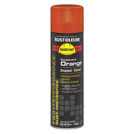 Rust-Oleum Rust Preventative Spray Paint, Equipment Orange, Gloss, 15 oz V2156838