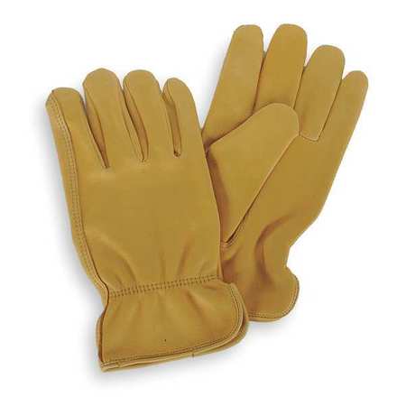 CONDOR Drivers Gloves, Deerskin, M, Gold, PR 4TJV4